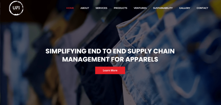 United Fortune Inc. website shown in our published case study