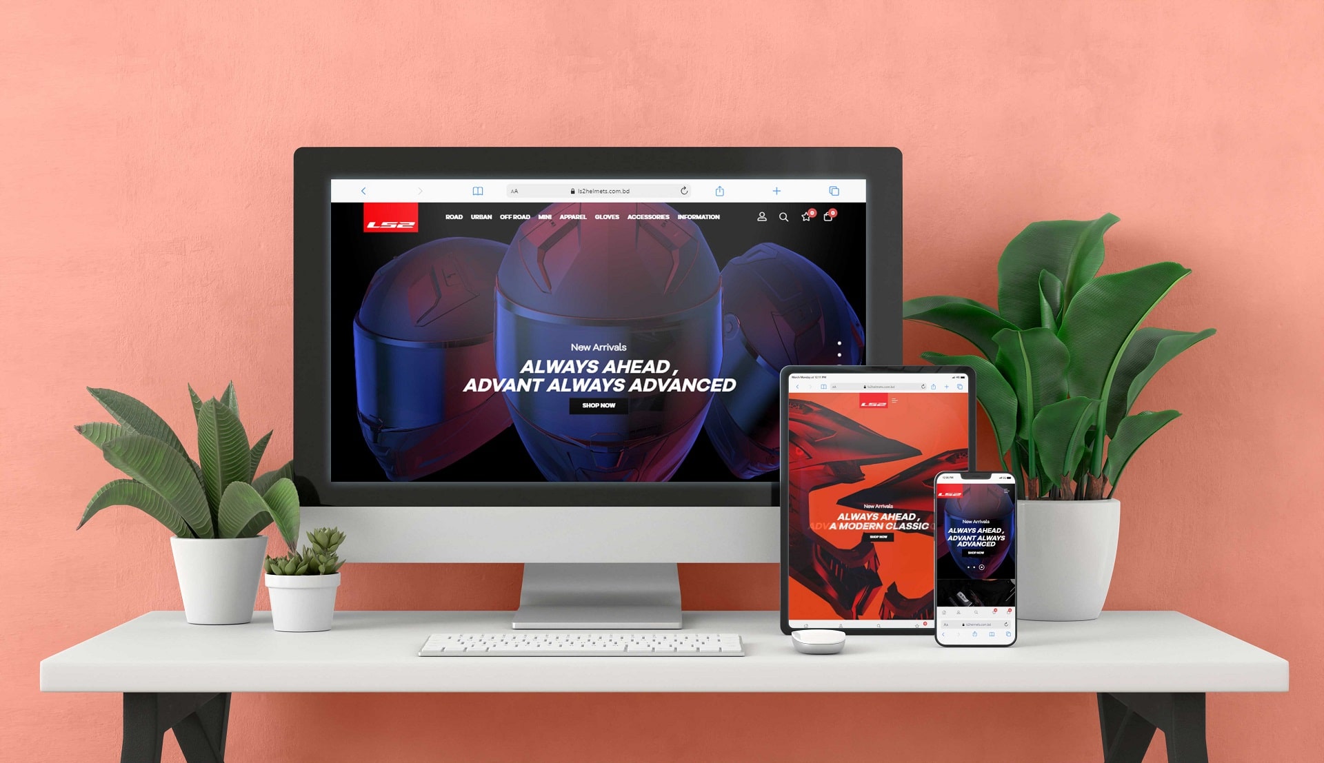 LS2 website design