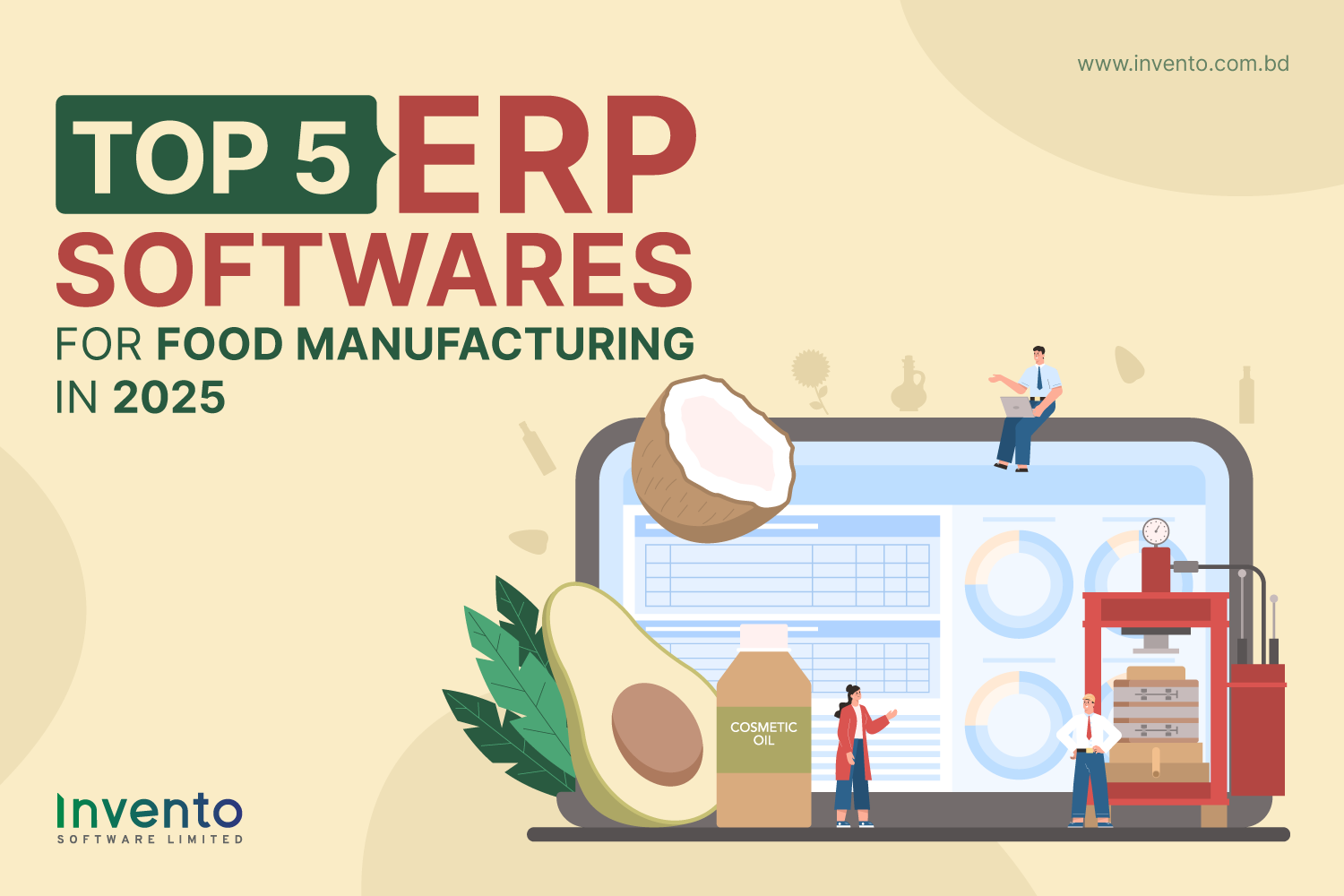 Top 5 ERP Softwares for Food Manufacturing