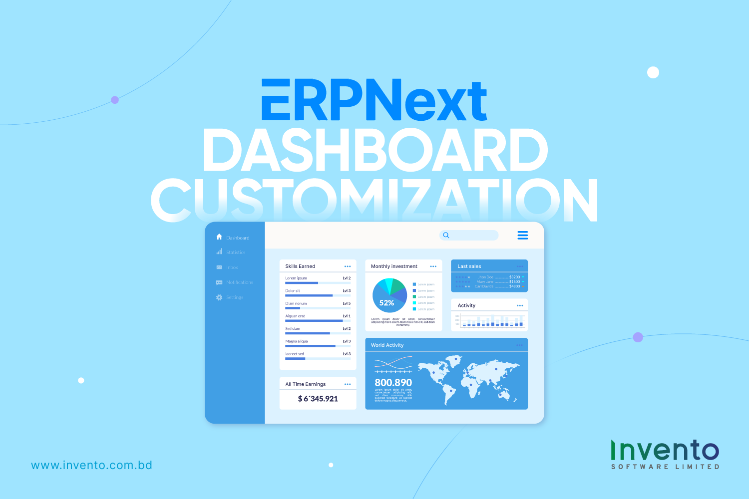 ERPNext dashboard customization
