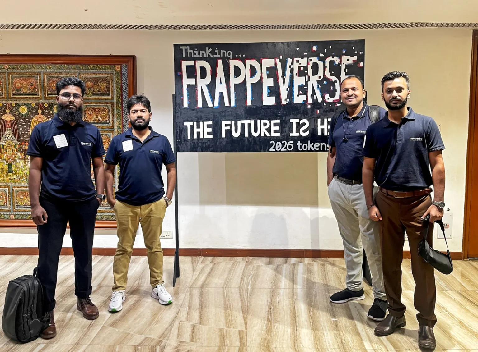 The Invento team in Mumbai at Frappeverse Mumbai 2026