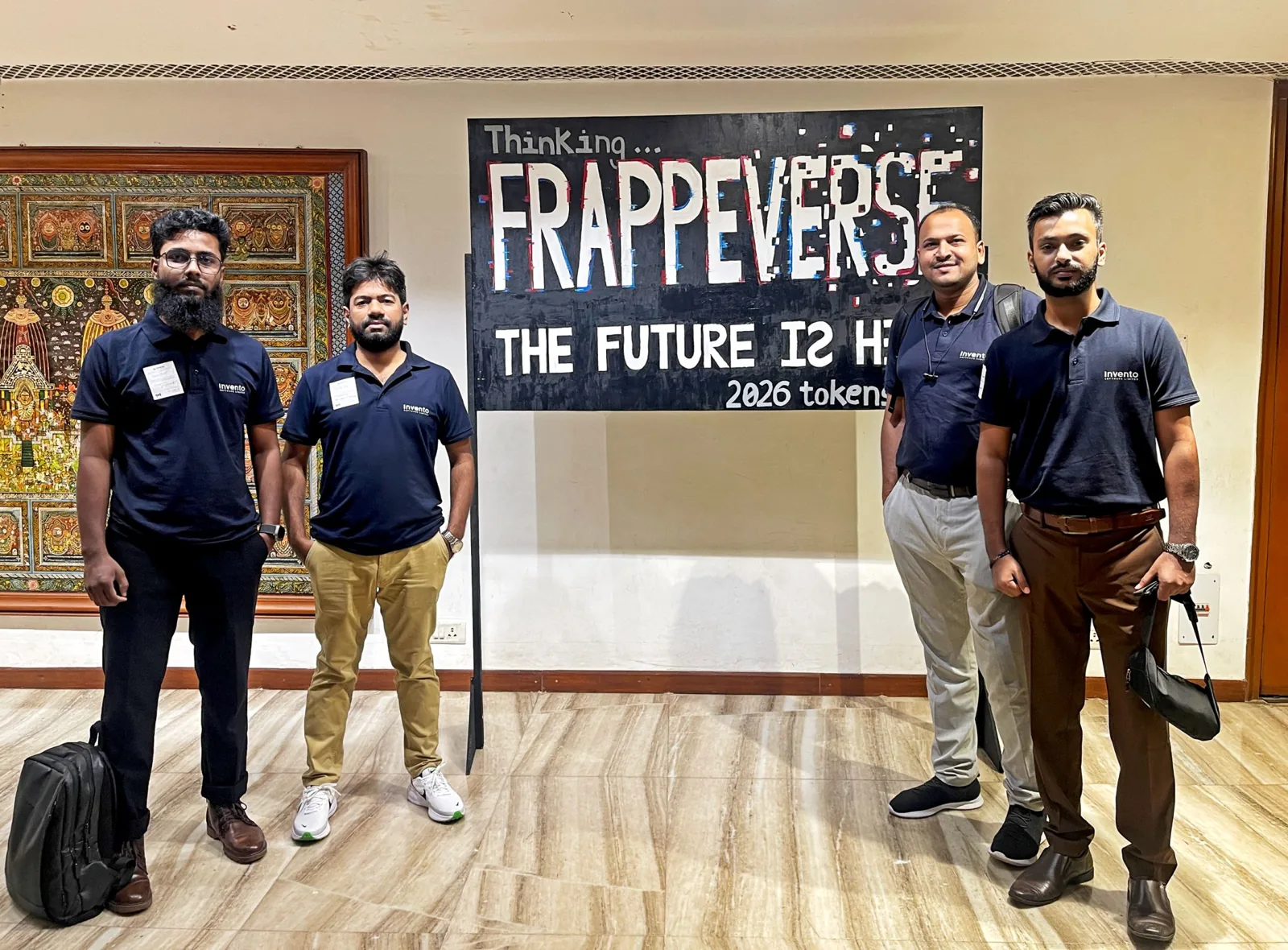 The Invento team at Frappeverse Mumbai 2026