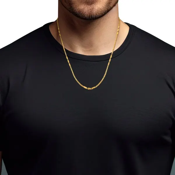 Yellow Gold Unisex Chain in 22K gold