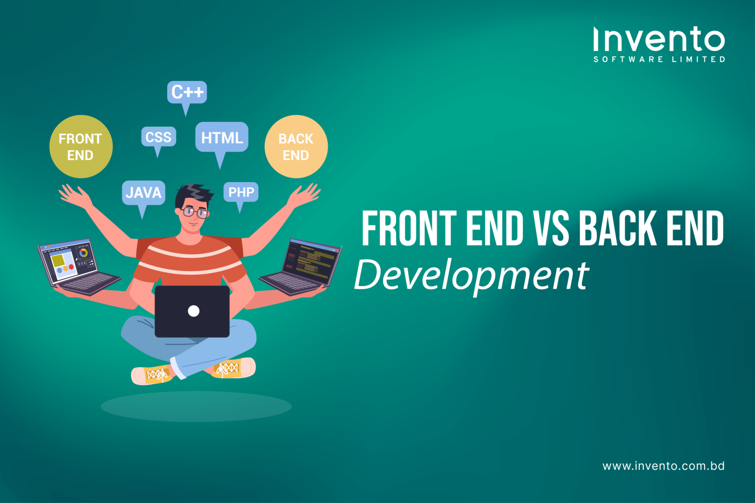 front-end vs. back-end development