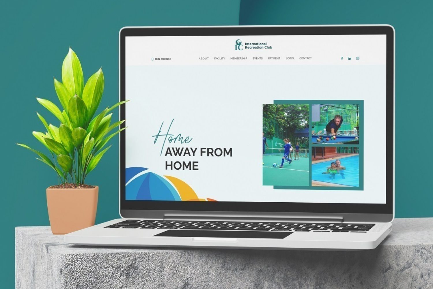 International Recreation Club Website UI/UX Design