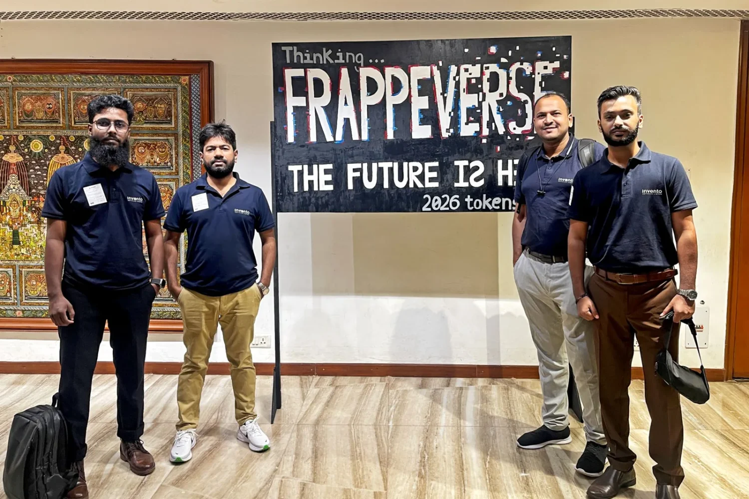 The Invento team at Frappeverse Mumbai 2026